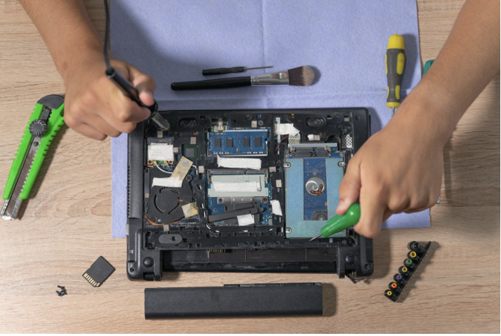 Laptop service and support