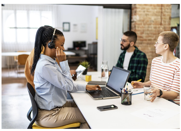 Professional coaching support meeting